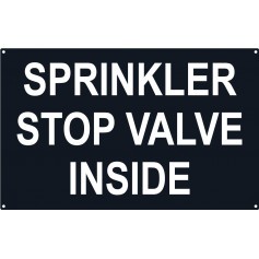 Sprinkler Stop Valve Inside - Metal 400mm x 250mm 