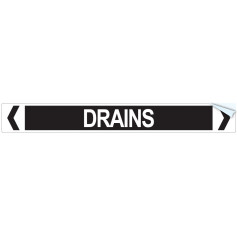 Drains - Pipe Marker Large 450 x 50mm