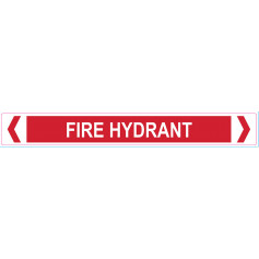 Fire Hydrant - Pipe Marker Medium 260 x 32mm