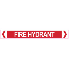 Fire Hydrant - Pipe Marker Large 450 x 50mm