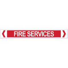 Fire Services - Pipe Marker Large 450 x 50mm
