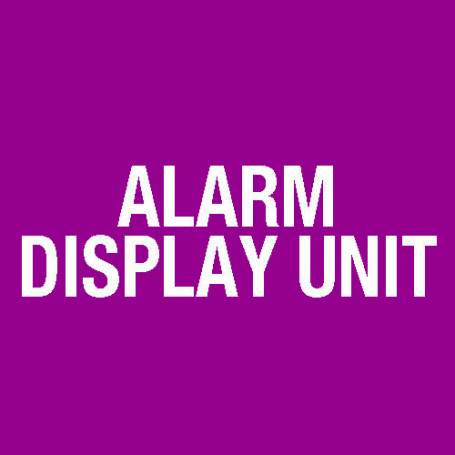Alarm Display Unit, Flush Mtd, Firefighter Facility FP0866