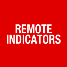 Round Remote Indicator 75mm Dia -Fire In Lift Shaft E527