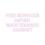 Printed Sticker - Fire Services AS1851 Maintenance Cabinet