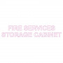 Printed Sticker - Fire Services Storage Cabinet