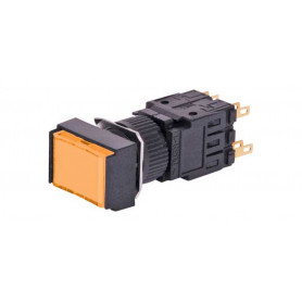 24VDC Push Switch - Amber