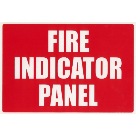 Fire Indicator Panel - Sign