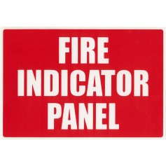 Fire Indicator Panel - PVC Plastic Sign
