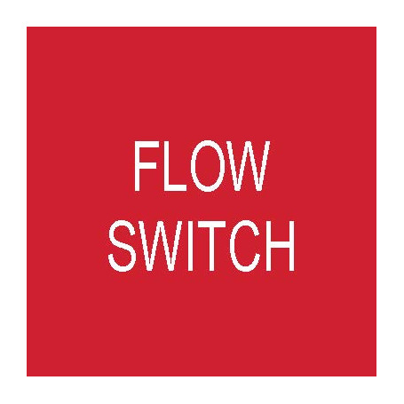 Flow Switch - Traffolyte Label 50mm x 50mm