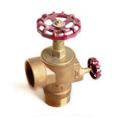 50mm x 15mm Waste & Test Drain Valve - Spindle Type