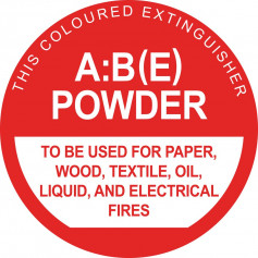 ABE Identification - Vinyl Sticker - 190 x 190mm
