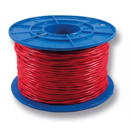 TWISTED Red Twin Fire Cable - 1.0mm - 200m Roll