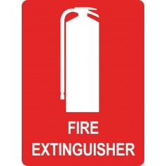 Extinguisher Location - Medium Self Adhesive Sign - 225 x 300mm
