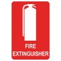Extinguisher Location - Small Metal Sign - 150 x 225mm