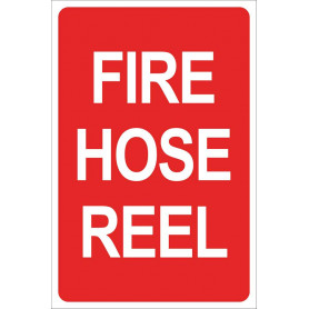 Fire Hose Reel - Large Sign - 300 x 450mm - (Words)