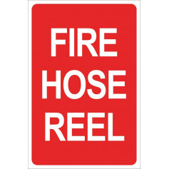 Fire Hose Reel - Large Sign - 300 x 450mm - (Words)