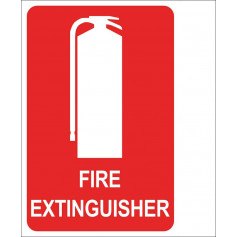Extinguisher Location - Small Right Angle Sign - 150 x 225mm 