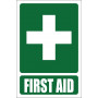 First Aid Sign Vinyl - 100mm x 150mm