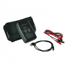 Impedance Meter- Hand Held with rechargeable lithium battery, test leads and soft carry case
