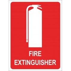Extinguisher Location - Medium Sign - 225 x 300mm