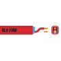 Screened 2Hr Fire Rated Red 2 Core Cable - 0.75mm - 250m Roll