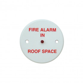 Round Remote Indicator 75mm Dia - FIRE ALARM IN ROOM E523
