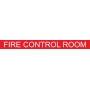 FIRE CONTROL ROOM - Sign 490 x 50mm