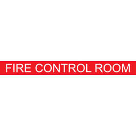 FIRE CONTROL ROOM - Sign 490 x 50mm