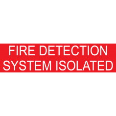 Fire detection system isolated