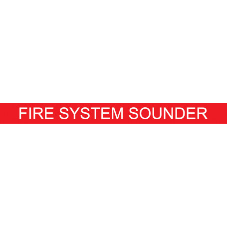 Fire System Sounder - 600mm x 50mm