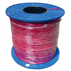 Twisted Red Sheath Twin Cable - 1.5mm - 500m Roll