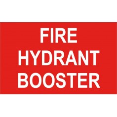 Fire Hydrant Booster - Metal 400mm x 250mm