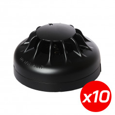 Packet of 10 x Black Covers and Black Bases for 850 Series MX Detectors