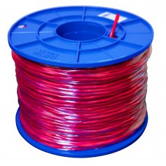 Twisted Red Sheath Twin Cable - 1.5mm - 200m Roll