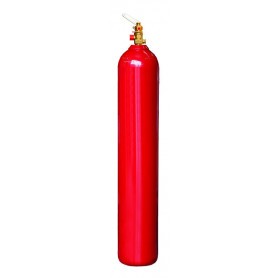 45kg Steel Cylinder - Filled - Complete with 1" Valve Body Only