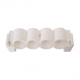 Easy Lock 4 Pipe Supporter - White