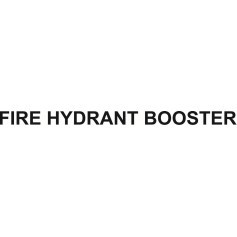 Vinyl Cut - Fire Hydrant Booster