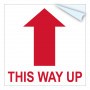 THIS WAY UP (With Arrow) - 100 x 100mm - Vinyl Sicker