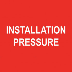 Installation Pressure