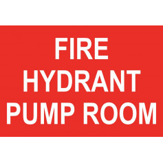 Fire Hydrant Pump Room