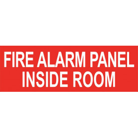 Fire Alarm Panel Inside Room