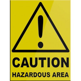 CAUTION Hazardous Area