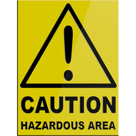 CAUTION Hazardous Area