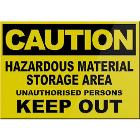 CAUTION Hazardous Material