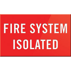Fire System Isolated