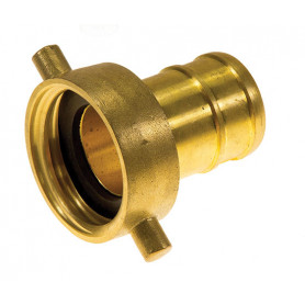 65mm QLD Brass Coupling Female - 65mm Tail