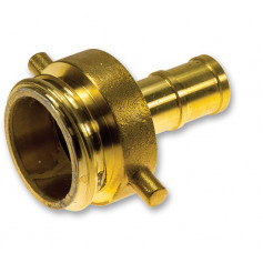 65mm QLD Brass Coupling Male - 38mm Tail