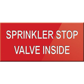 Sprinkler Stop Valve Inside