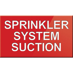 Sprinkler System Suction