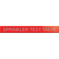 Sprinkler Test Valve